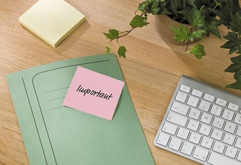 Karteczki samoprzylepne POST-IT® Recycled Notes (654-1B), 76x76mm, 6x100 kart., żółte