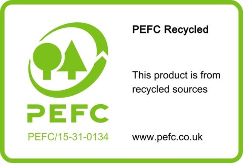 Karteczki samoprzylepne POST-IT® Recycled Notes (654-1B), 76x76mm, 6x100 kart., żółte