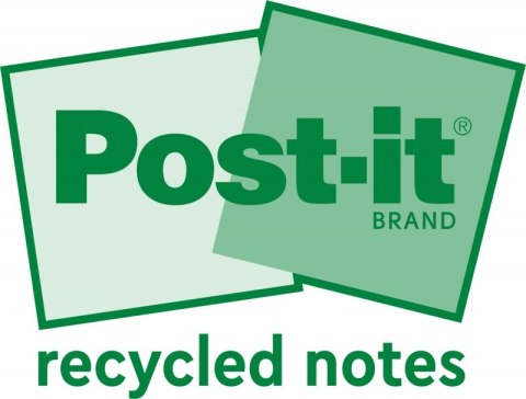 Karteczki samoprzylepne POST-IT® Recycled Z-Notes (R330-1T), 76x76mm, 16x100 kart., żółty