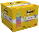 Karteczki samoprzylepne POST-IT® Z-Notes, 76x76mm, 6x100 kart., neonowe mix