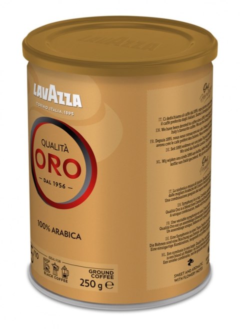 Kawa LAVAZZA QUALITA ORO, mielona, w puszce, 250 g