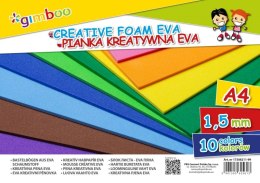 Pianka kreatywna Eva GIMBOO, A4, 1,5mm, w folii, mix kolorów