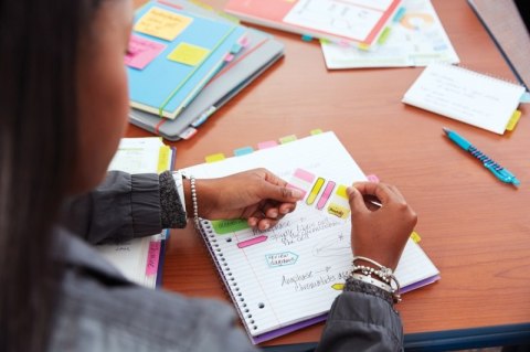 Podajnik do bloczków samoprzylepnych POST-IT® Z-Notes PRO (PRO-B-1SSCY-R330), czarny, 1 x Super Sticky Z-Notes 76x76mm