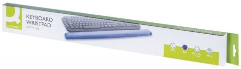 Podkładka pod nadgarstek Q-CONNECT, żelowa, niebieska