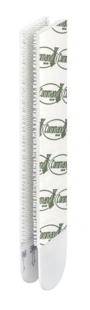 Rzepy COMMAND™ (17206), do wieszania obrazów, duże, 8 szt. białe