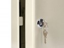 Szafka na klucze Q-CONNECT, na 140 kluczy, 280x370x80mm, szara