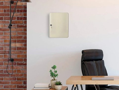Szafka na klucze Q-CONNECT, na 140 kluczy, 280x370x80mm, szara