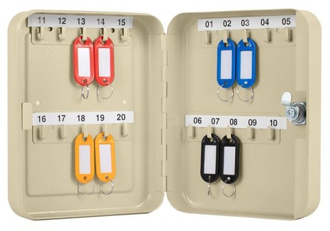 Szafka na klucze Q-CONNECT, na 20 kluczy, 160x200x60mm, szara