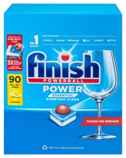 Tabletki do zmywarki FINISH Power Essential, 90szt., lemon