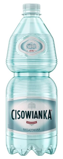 Woda CISOWIANKA, niegazowana, butelka plastikowa, 1l, kaucja