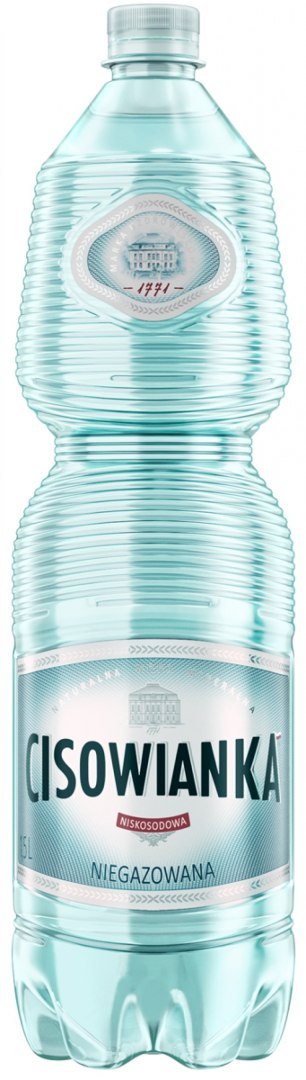 Woda Cisowianka, niegazowana, butelka plastikowa, 1,5l, kaucja