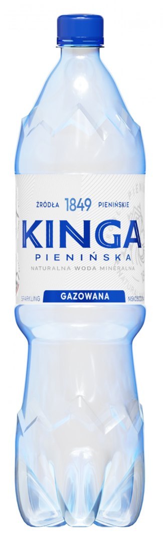 Woda mineralna KINGA PIENIŃSKA, gazowana, 1,5l, kaucja