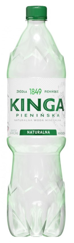 Woda mineralna KINGA PIENIŃSKA, naturalna, 1,5l, kaucja