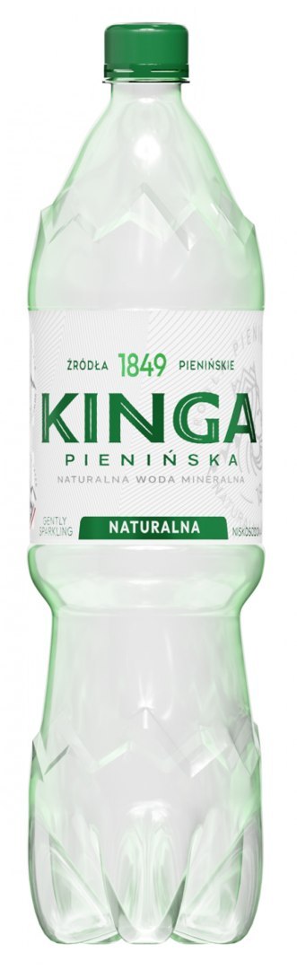Woda mineralna KINGA PIENIŃSKA, naturalna, 1,5l, kaucja