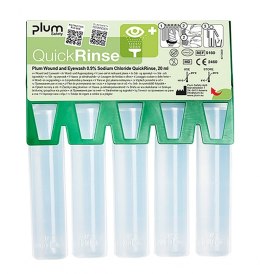 Ampułki do płukania oczu PLUM QuickRinse, 5x20ml