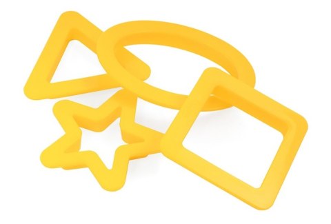 Foremki do ciastoliny JOVI, 8 szt., żółte