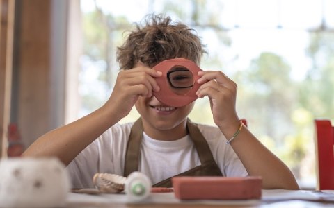Glina samoutwardzalna JOVI, 1000g, ceglana (terracotta)