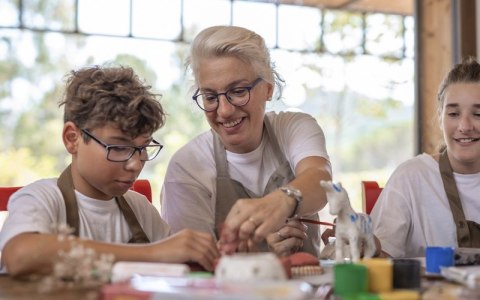 Glina samoutwardzalna JOVI, 1000g, ceglana (terracotta)
