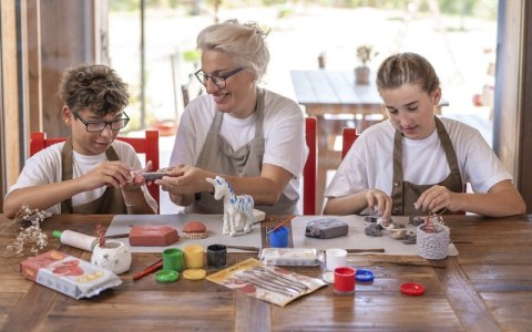 Glina samoutwardzalna JOVI, 1000g, ceglana (terracotta)