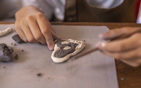 Glina samoutwardzalna JOVI, 1000g, szara