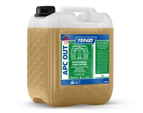 Koncentrat do mycia fasad, elewacji, tarasów TENZI, Apc Out, 5l