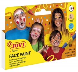 Kredki do malowania twarzy JOVI, 10 szt., mix kolorów