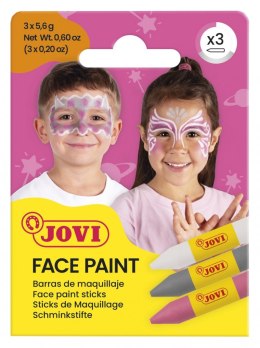 Kredki do malowania twarzy JOVI Fantasy, 3x5,6g, 3 szt., mix kolorów