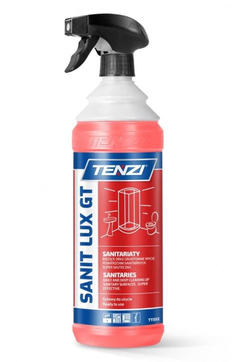 Płyn do bieżącego mycia powierzchni sanitarnych TENZI, Sanit Lux GT, 1l