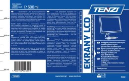 Płyn do czyszczenia ekranów TENZI, ekrany LCD, 0,6l