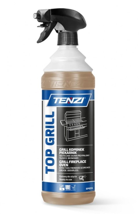 Płyn do czyszczenia przypaleń z grilli, piecyków i rusztów TENZI, Top Grill, 1l