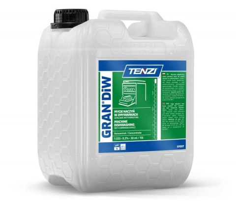 Płyn do mycia naczyń w zmywarkach TENZI, Gran Diw, 10l