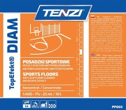 Płyn do mycia posadzek twardych i elastycznych TENZI, Topefekt Diam, 5l