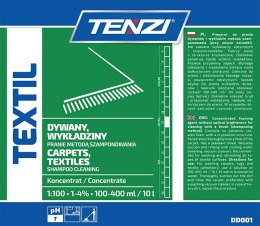 Preparat do prania wykładzin i tekstyliów metodą szamponowania TENZI, Textil, 5l