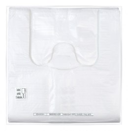 Reklamówka SARANTIS, HDPE, średnia, 30/8/55 cm, 11 mikr., 200 szt., biała