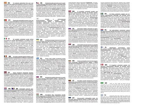 Środek elektroantystatyczny w sprayu TENZI, Antystat GT, 1l