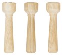Stemple do plasteliny JOVI dla dzieci, zestaw 3 szt., mix kształtów, drewniane