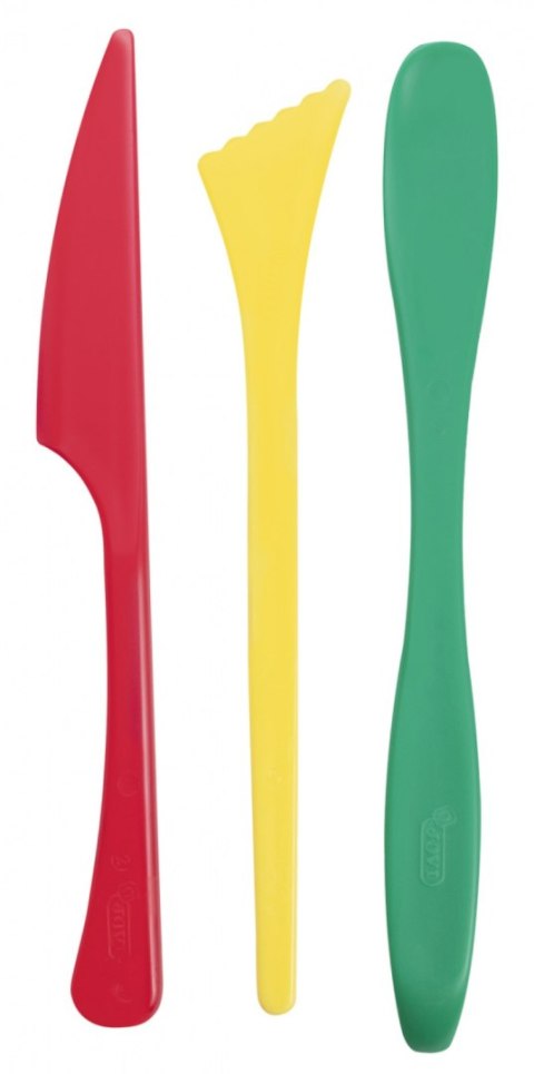Szpatułki modelarskie JOVI, 3 szt., mix kształtów, mix kolorów