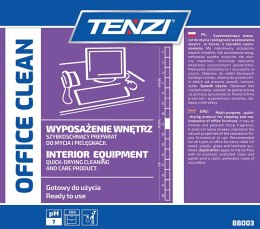 Szybkoschnący płyn do mycia i pielęgnacji mebli TENZI, Office Clean, 5l