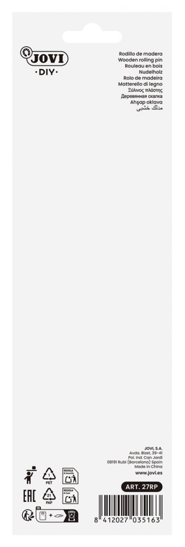 Wałek do modelowania JOVI, drewniany