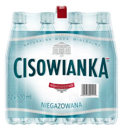 Woda Cisowianka, niegazowana, butelka plastikowa, 1,5l, kaucja