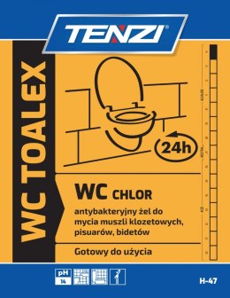 Żel do mycia i dezynfekcji urządzeń sanitarnych TENZI, WC Toalex, 0,75l