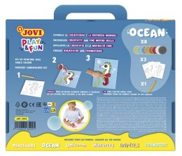 Zestaw do malowania piaskiem JOVI Play&Fun, ocean