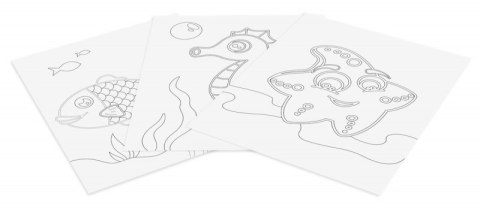 Zestaw do malowania piaskiem JOVI Play&Fun, ocean