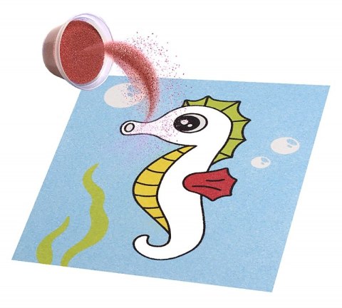 Zestaw do malowania piaskiem JOVI Play&Fun, ocean