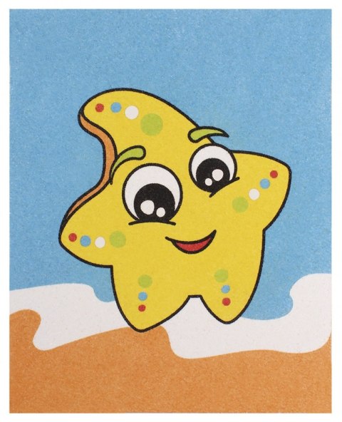 Zestaw do malowania piaskiem JOVI Play&Fun, ocean