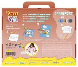 Zestaw do malowania piaskiem JOVI Play&Fun, pojazdy