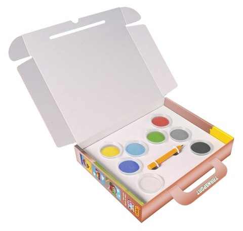 Zestaw do malowania piaskiem JOVI Play&Fun, pojazdy