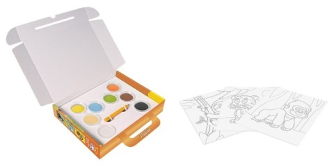 Zestaw do malowania piaskiem JOVI Play&Fun, zwierzęta