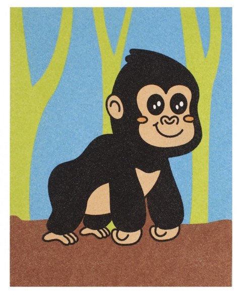 Zestaw do malowania piaskiem JOVI Play&Fun, zwierzęta