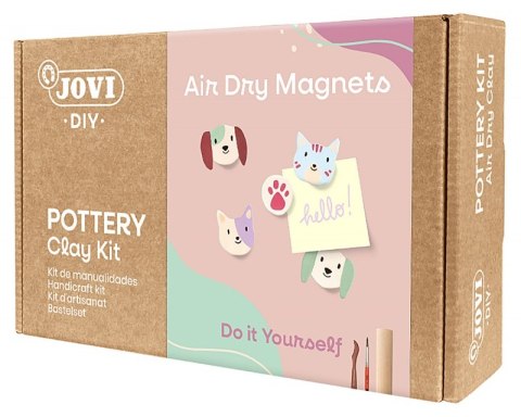 Zestaw do tworzenia ceramiki JOVI DIY, bez wypalania, magnesy